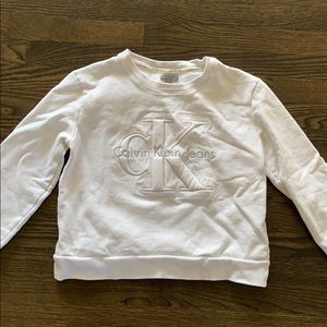 Calvin Klein white hoodie